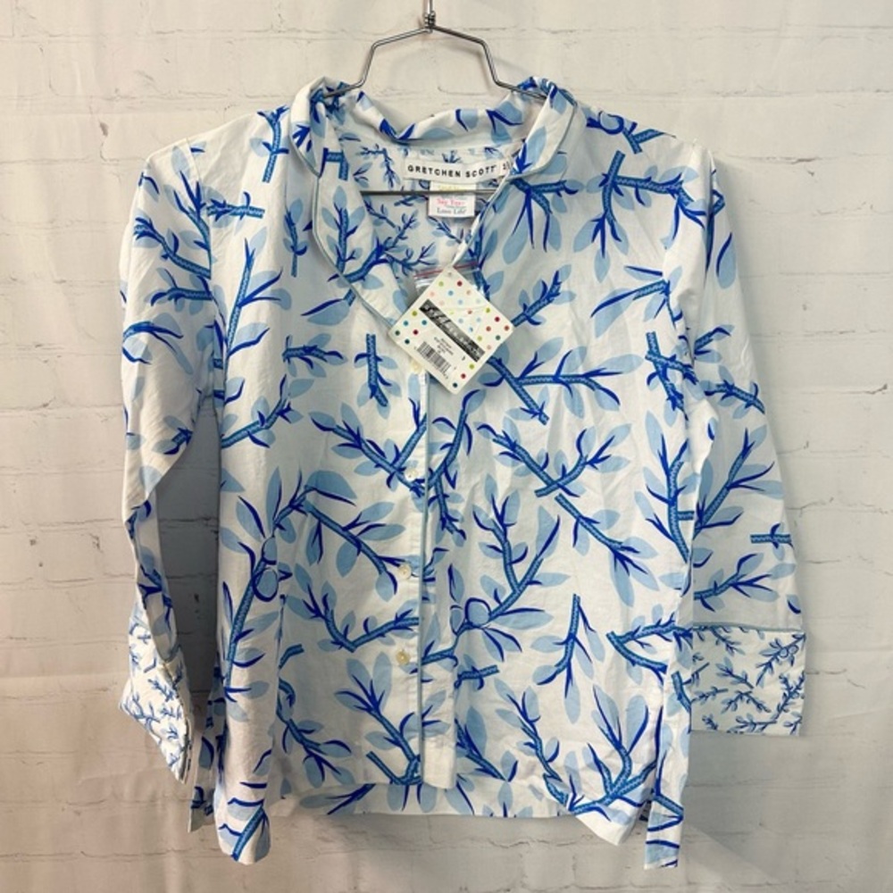 Gretchen Scott Pajama Top Medium NWT